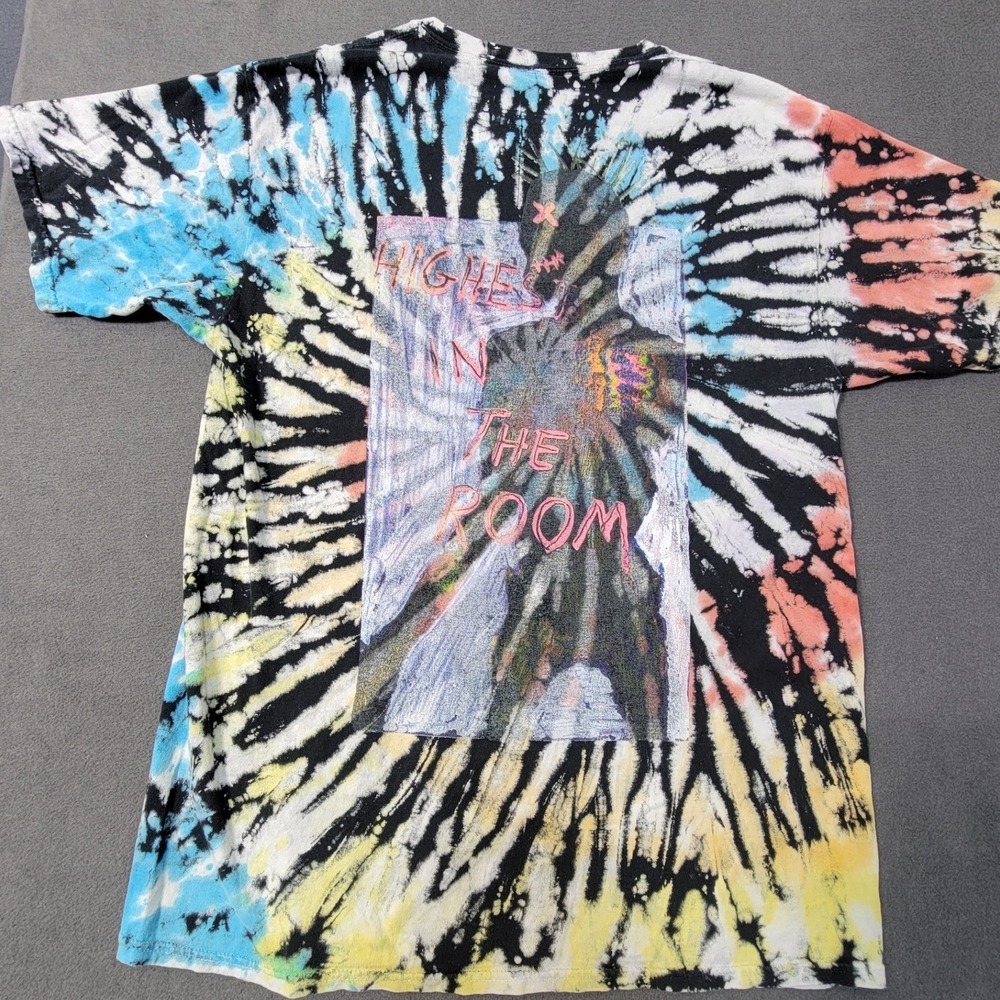 Travis Scott Men's Tie Dye T-shirt Highest In The Room Cactus Jack XL Streetwear